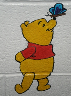 Winnie the Pooh painting